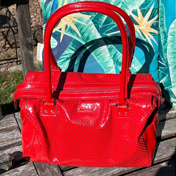 Kate Spade red satchel - Picture 1 of 17